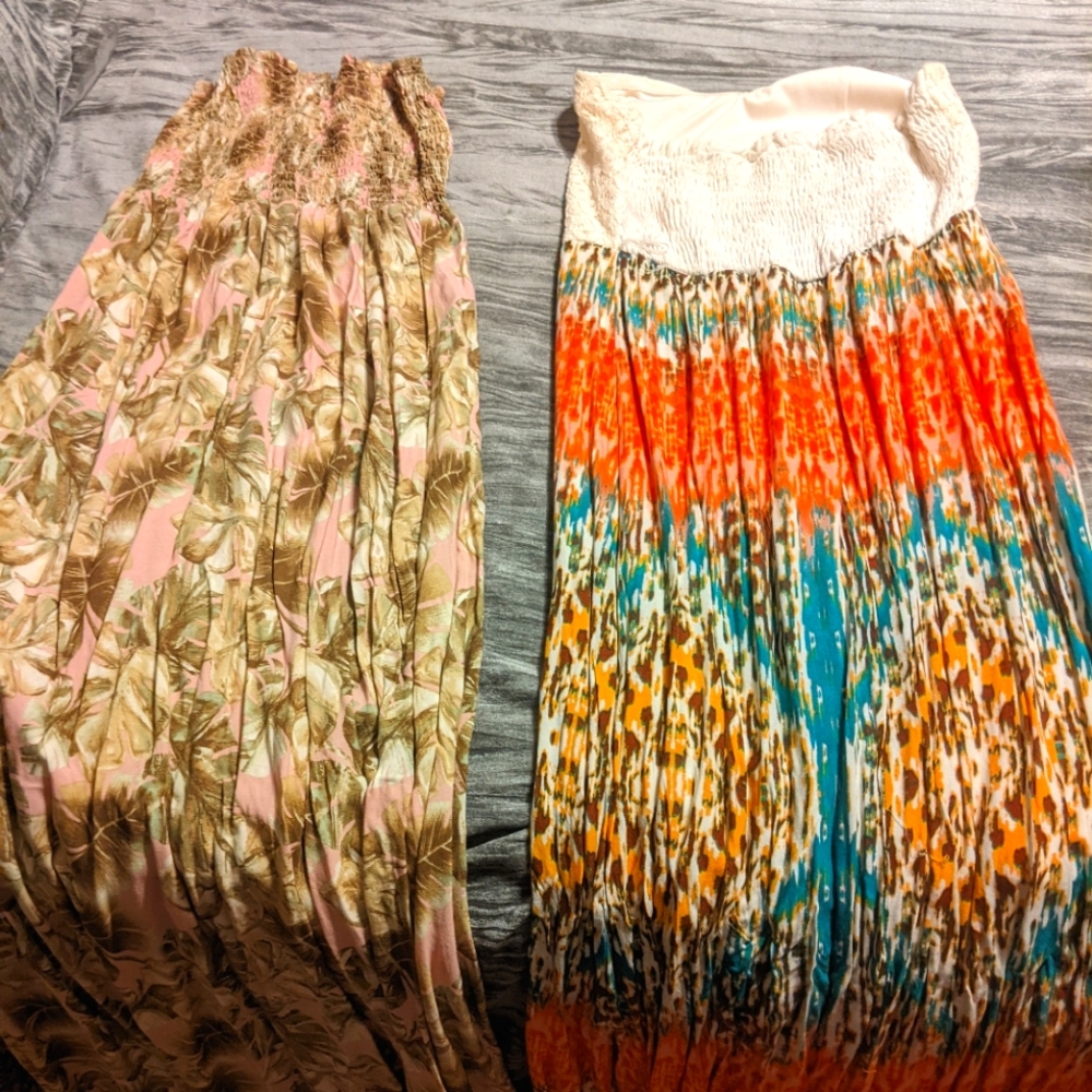 Medium maxi dresses -Forever 21 & Maurices